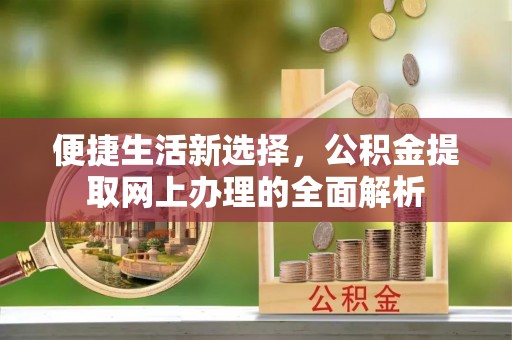 浦口便捷生活新选择，公积金提取网上办理的全面解析