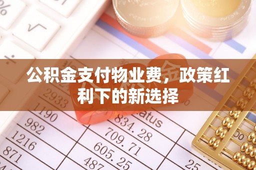 浦口公积金支付物业费，政策红利下的新选择