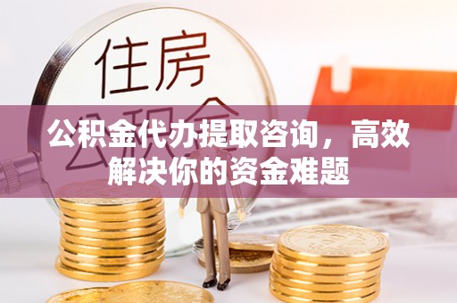 浦口公积金代办提取咨询，高效解决你的资金难题